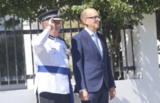 Governor Daniel Pruce and Police Commissioner Commissioner.